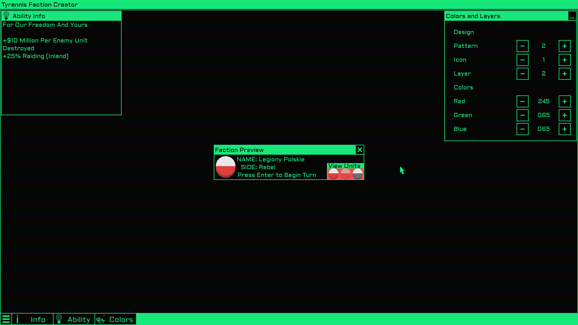 Tyrannis screenshot #1