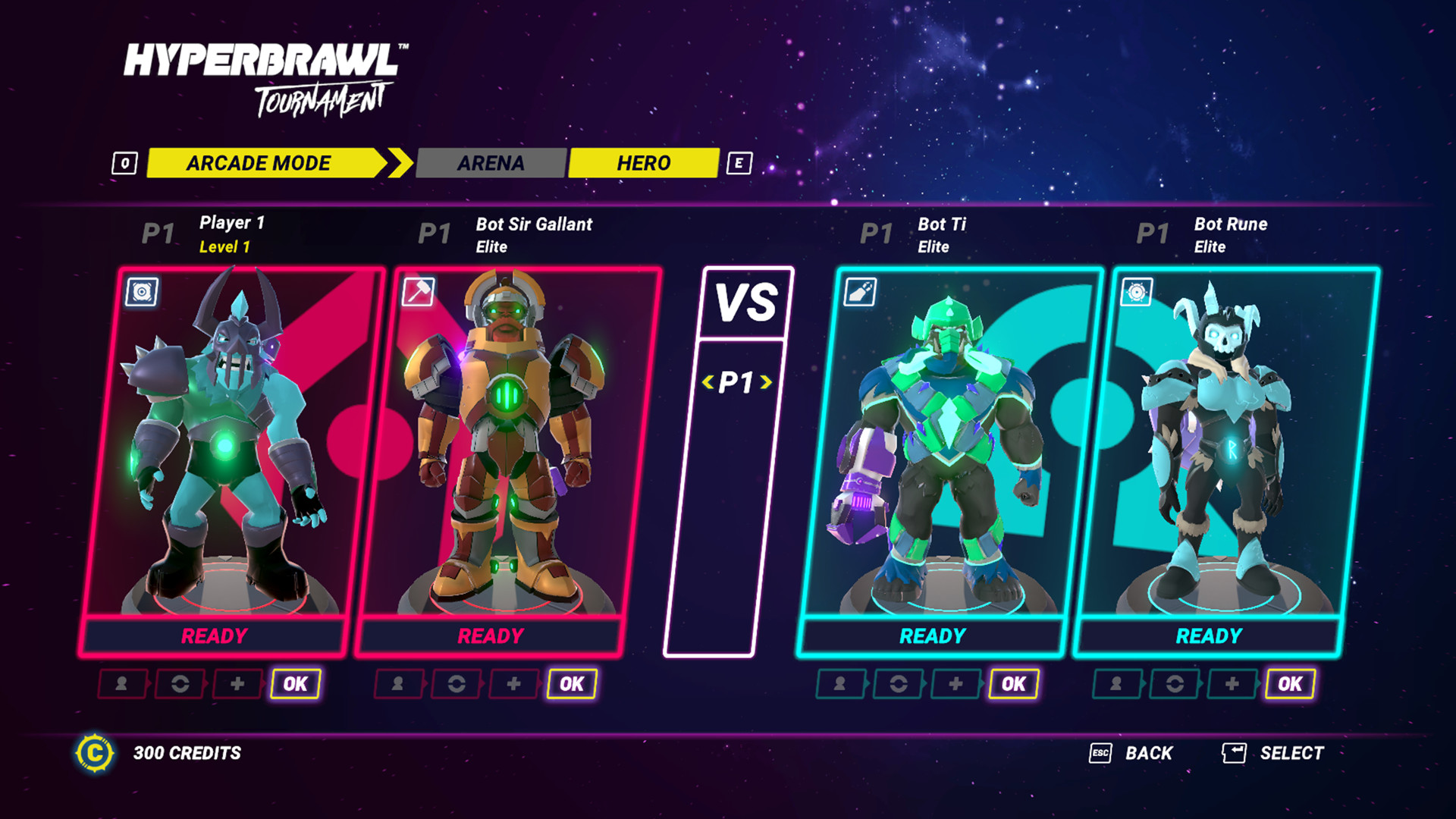 HyperBrawl Tournament - Warrior Founder Pack Featured Screenshot #1