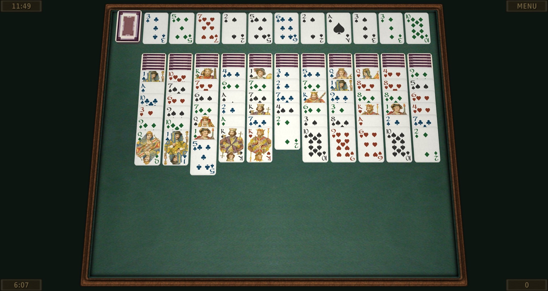 #3. Solitaire 3D (Steam) 由: GrassGames