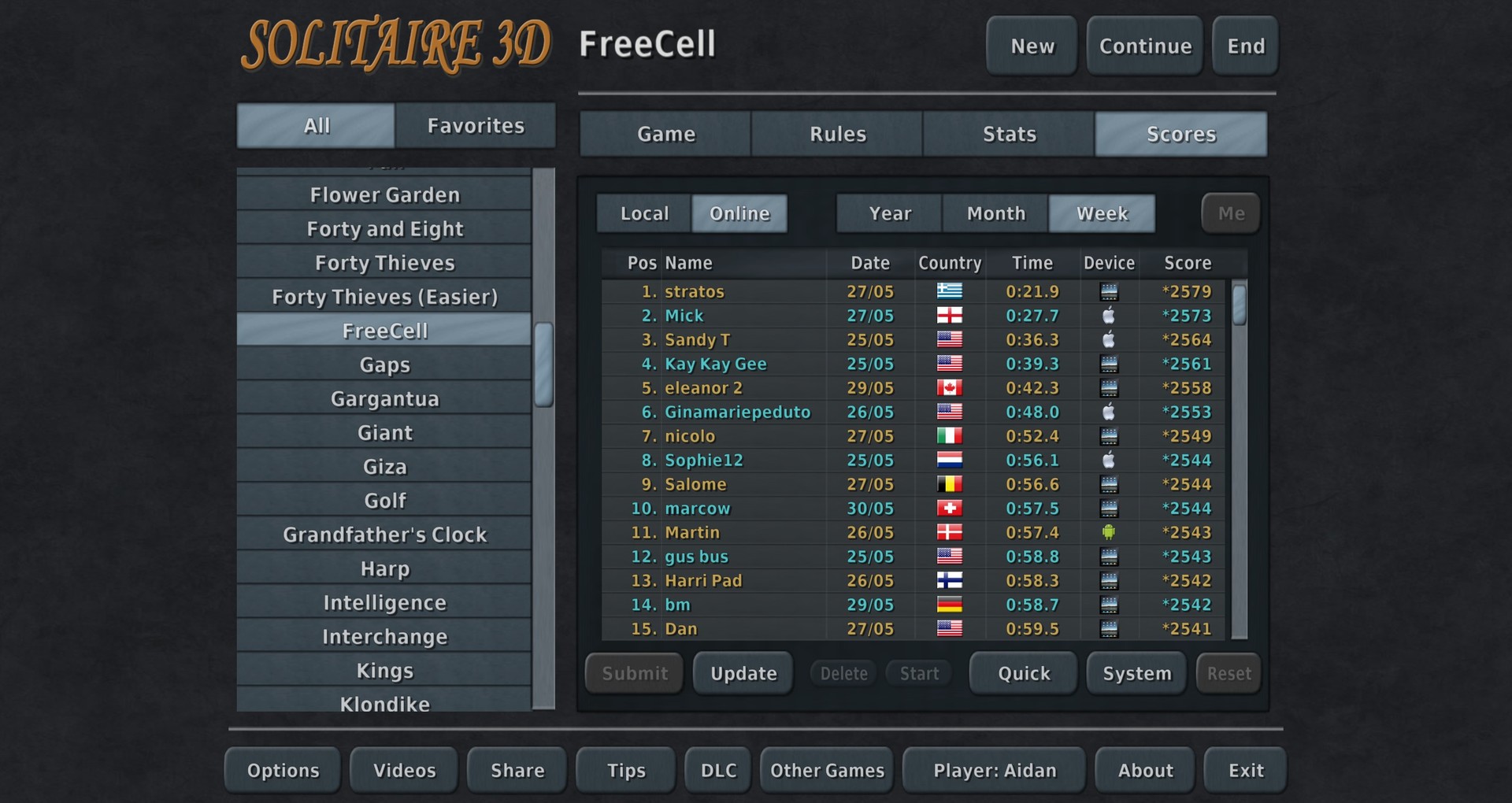 #5. Solitaire 3D (Steam) 由: GrassGames