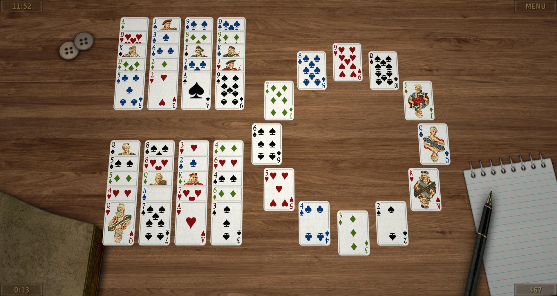 #1. Solitaire 3D (Steam) 由: GrassGames