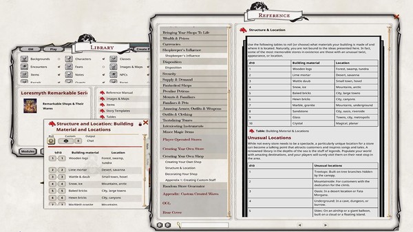 Fantasy Grounds - Remarkable Shops