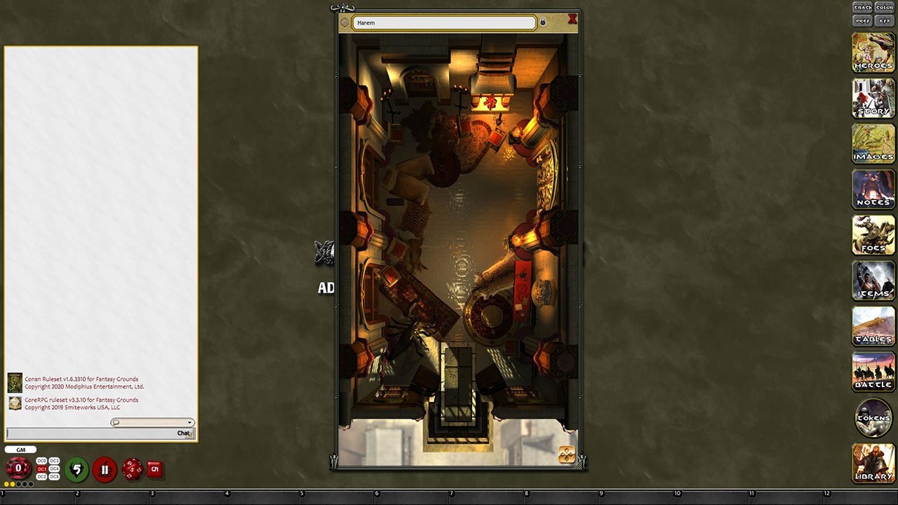 Fantasy Grounds - Conan: Dens of Iniquity & Streets of Terror Geomorphic Tile Set Featured Screenshot #1