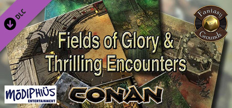 Fantasy Grounds - Conan: Fields of Glory & Thrilling Encounters Geomorphic Tile Set Header Image