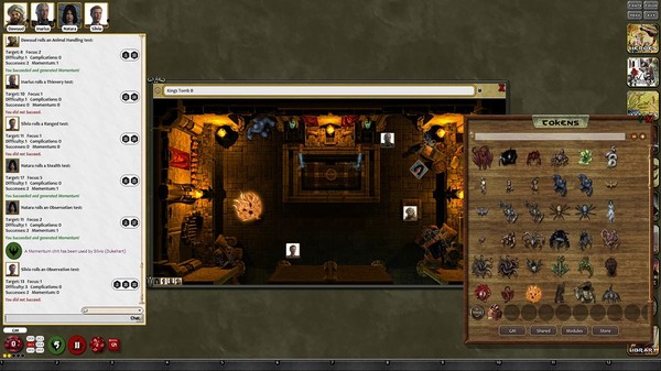 Fantasy Grounds - Conan: Forbidden Places & Pits of Horror Geomorphic Tile set