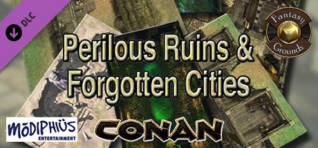 Fantasy Grounds - Conan: Perilous Ruins & Forgotten Cities Geomorphic Tile Set Header Image