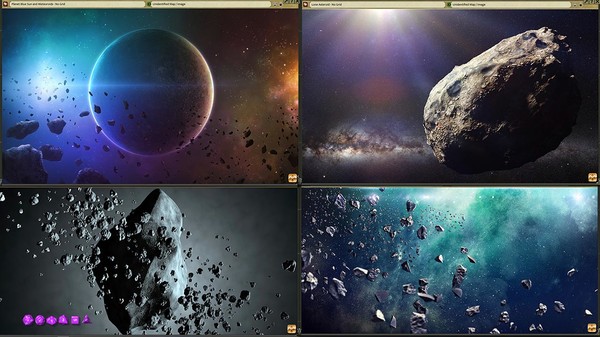 Fantasy Grounds - Star Battles: Nebulae and Asteroids Space Map Pack