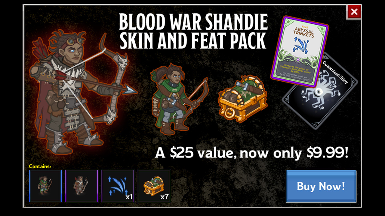 Idle Champions - Blood War Shandie Skin & Feat Pack Featured Screenshot #1