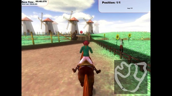 Screenshot z Reiterland - Meine Rennpferde