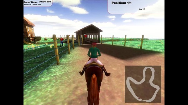 Screenshot z Reiterland - Meine Rennpferde