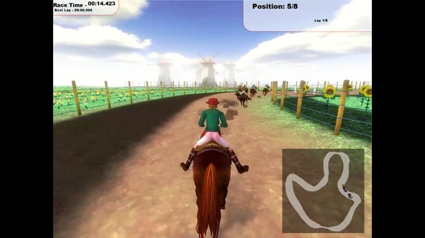 Screenshot z Reiterland - Meine Rennpferde