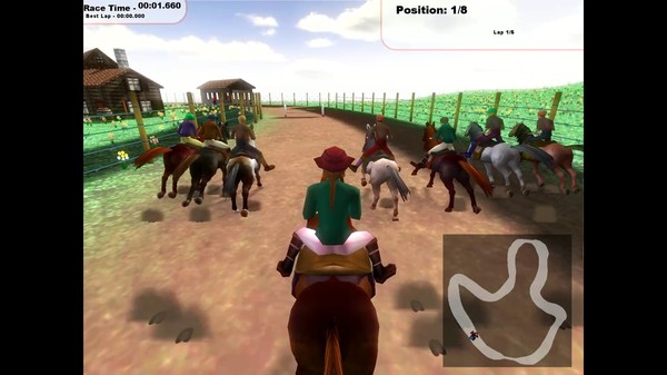 Screenshot z Reiterland - Meine Rennpferde