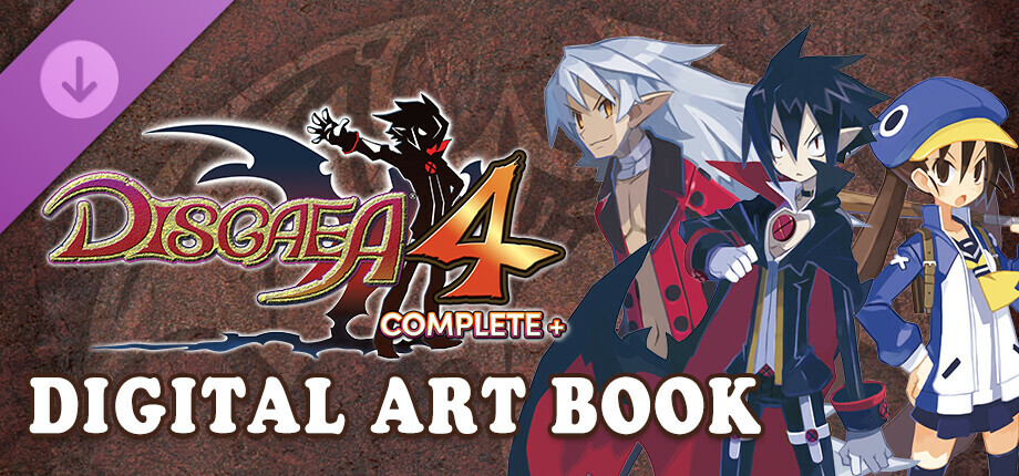 Disgaea 4 Complete+ Digital Art Book cover art