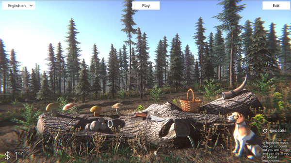 Screenshot z Mushroom Challenge