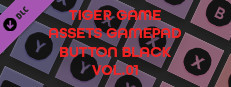 TIGER GAME ASSETS GAMEPAD BUTTON BLACK VOL.01 Small Capsule Image