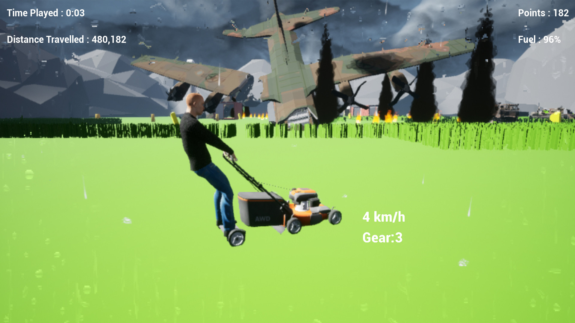 Lawnmower Game: Next Generation