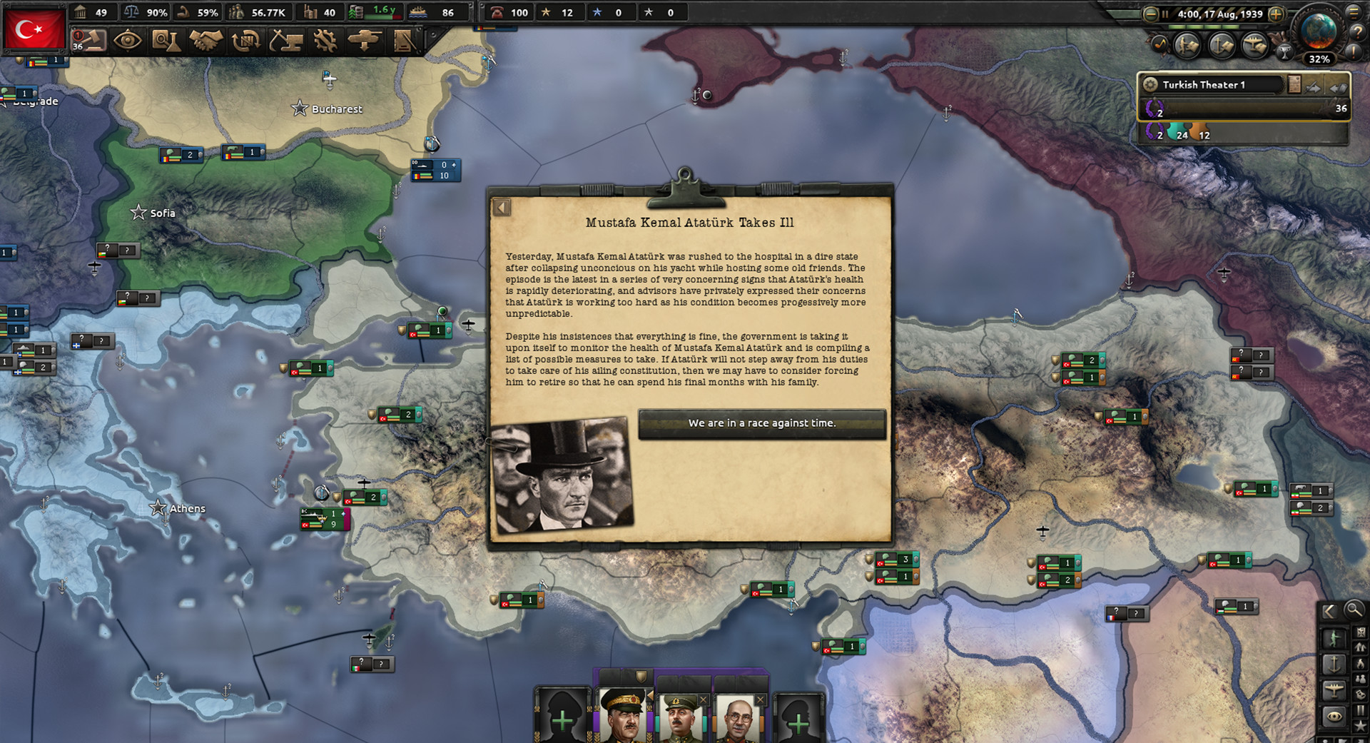 Country Pack - Hearts of Iron IV: Battle for the Bosporus Featured Screenshot #1