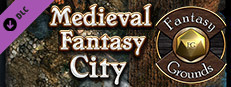 Fantasy Grounds - Black Scrolls Medieval Fantasy City (Map Tile Pack) Small Capsule Image