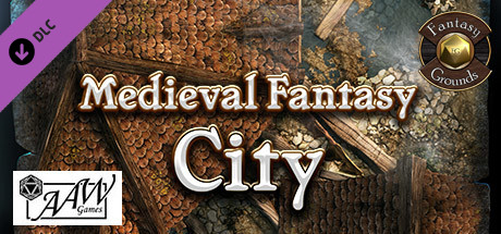 Fantasy Grounds - Black Scrolls Medieval Fantasy City (Map Tile Pack) banner image