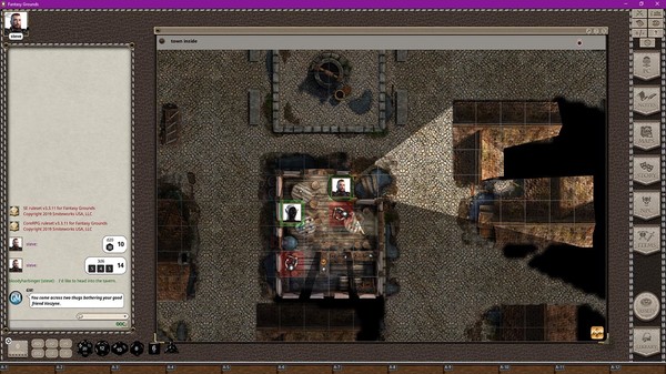 Fantasy Grounds - Black Scrolls Medieval Fantasy City (Map Tile Pack)