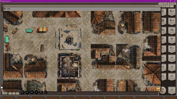 Fantasy Grounds - Black Scrolls Medieval Fantasy City (Map Tile Pack)