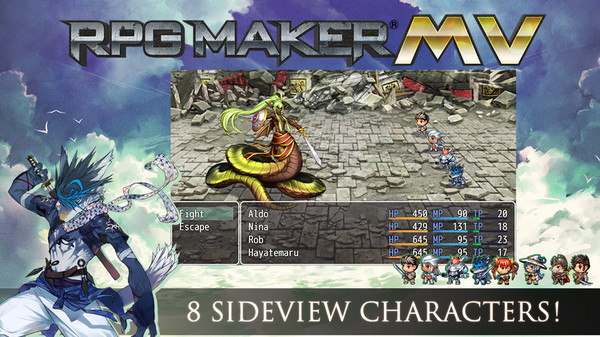 KHAiHOM.com - RPG Maker MZ - MV Cover Art Characters Pack