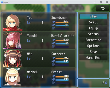 RPG Maker MZ - MZ Cover Art Characters Pack