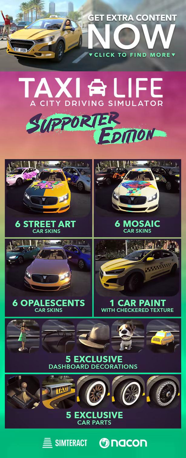 Taxi Life: A City Driving Simulator screenshot 1