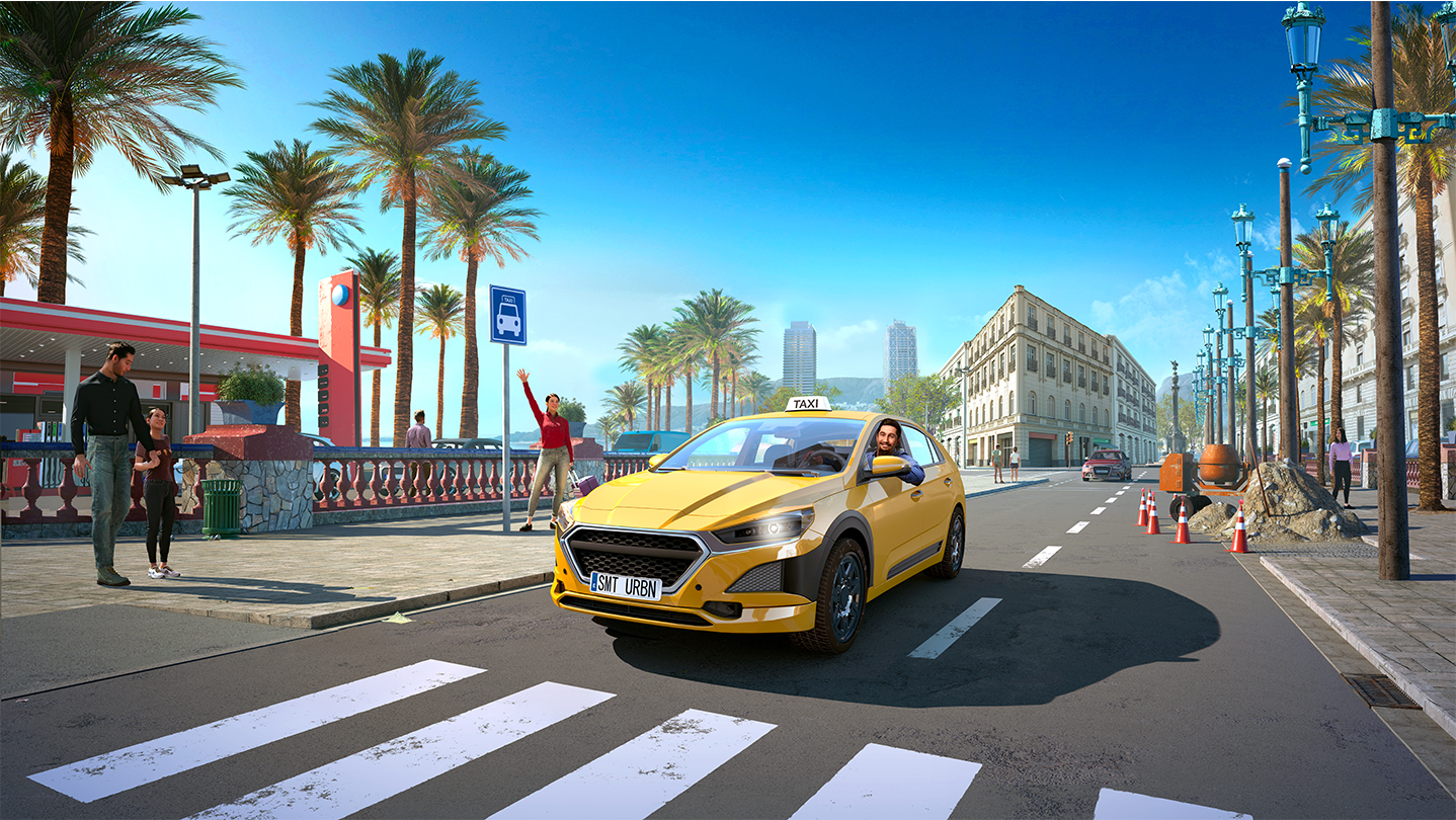 Taxi Life: A City Driving Simulator - Imagem de Fundo do Jogo