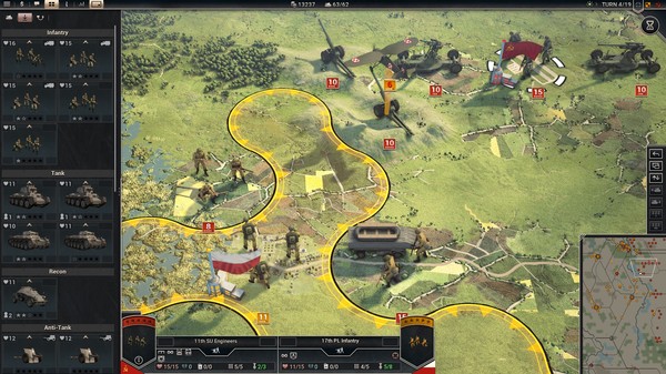 Screenshot z Panzer Corps 2: Axis Operations - 1939 Screenshot z Panzer Corps 2: Axis Operations - 1939