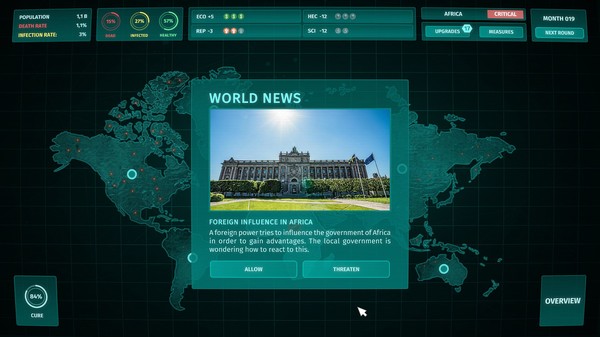 Screenshot z Corona Simulator - Savior Edition Screenshot z Corona Simulator - Savior Edition