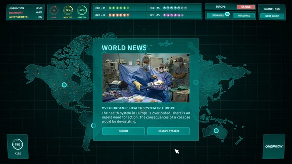 Screenshot z Corona Simulator - Savior Edition Screenshot z Corona Simulator - Savior Edition