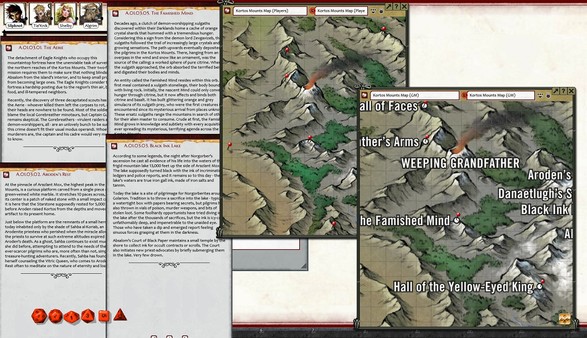 Screenshot z Fantasy Grounds - Pathfinder 2 RPG - Extinction Curse AP 6: The Apocalypse Prophet