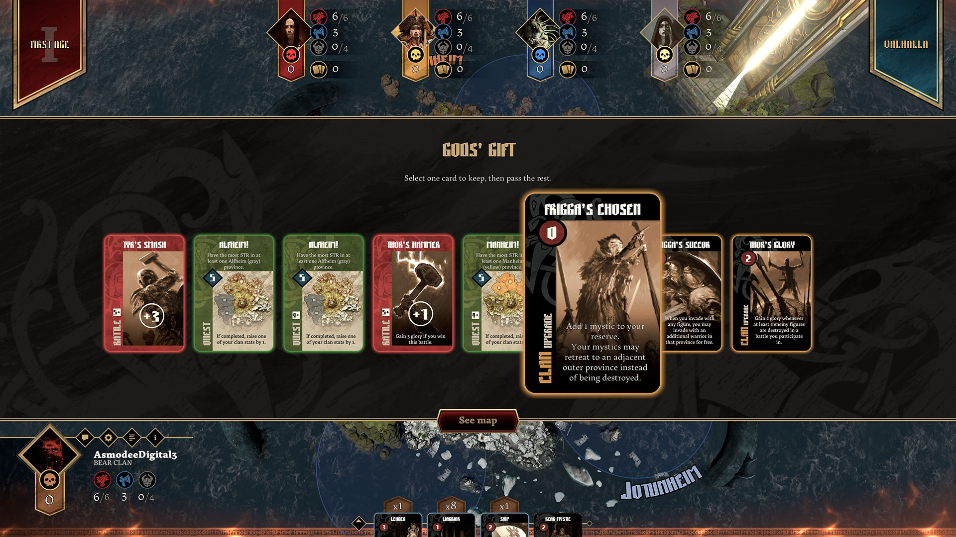 Blood Rage: Digital Edition - Mystics of Midgard Featured Screenshot #1