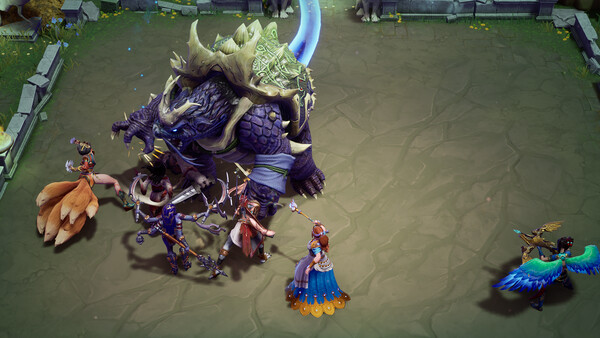 Screenshot z Divine Tactics