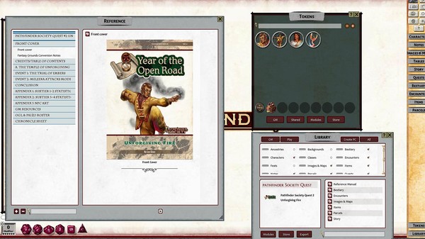Fantasy Grounds - Pathfinder 2 RPG - Pathfinder Society Quest #2: Unforgiving Fire