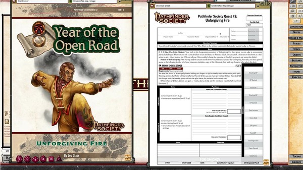 Fantasy Grounds - Pathfinder 2 RPG - Pathfinder Society Quest #2: Unforgiving Fire