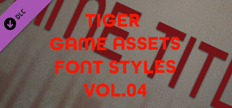 TIGER GAME ASSETS FONT STYLES VOL.04 banner image