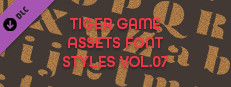 TIGER GAME ASSETS FONT STYLES VOL.07 Small Capsule Image