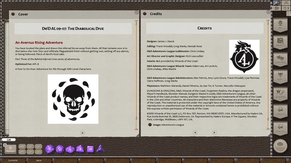 Fantasy Grounds - D&D Adventurer's League 09-07 The Diabolical Dive