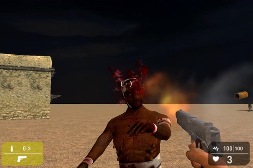 Screenshot z Andromeda One Zombies