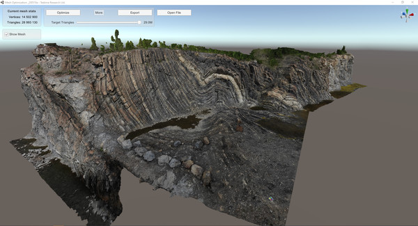 Screenshot z Vrifier - Teatime Photogrammetry Toolkit