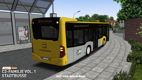 Screenshot z OMSI 2 Add-on C2 Family Vol. 1 City Buses