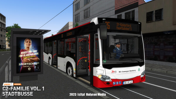 Screenshot z OMSI 2 Add-on C2 Family Vol. 1 City Buses