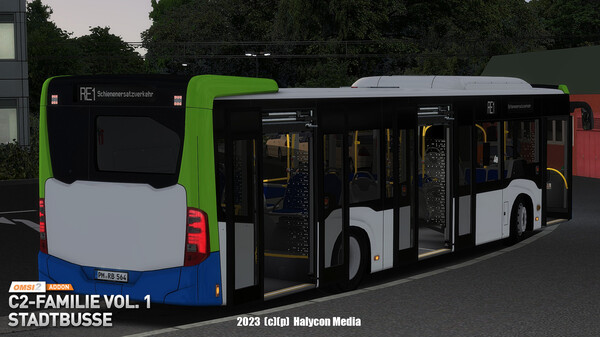 Screenshot z OMSI 2 Add-on C2 Family Vol. 1 City Buses