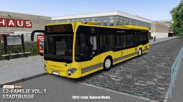 Screenshot z OMSI 2 Add-on C2 Family Vol. 1 City Buses