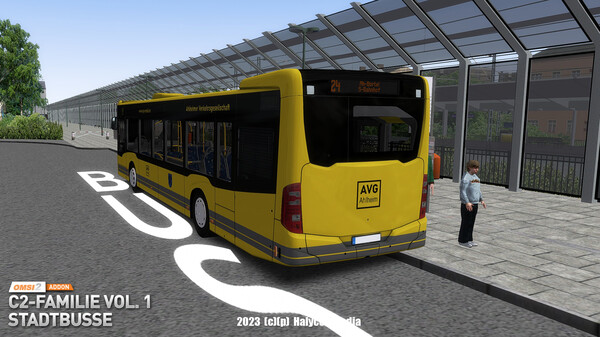 Screenshot z OMSI 2 Add-on C2 Family Vol. 1 City Buses