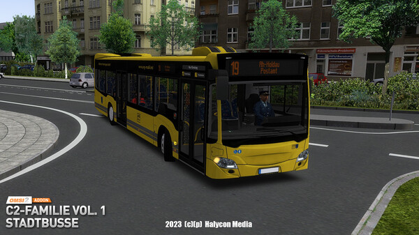 Screenshot z OMSI 2 Add-on C2 Family Vol. 1 City Buses