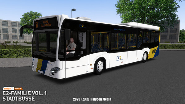 Screenshot z OMSI 2 Add-on C2 Family Vol. 1 City Buses