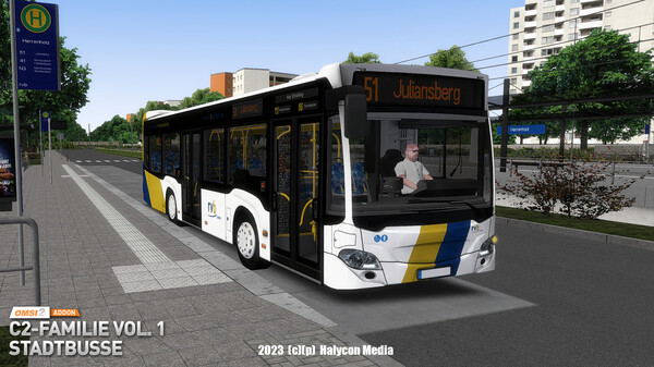 Screenshot z OMSI 2 Add-on C2 Family Vol. 1 City Buses